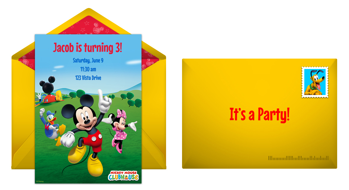 free mickey mouse clubhouse online invitation