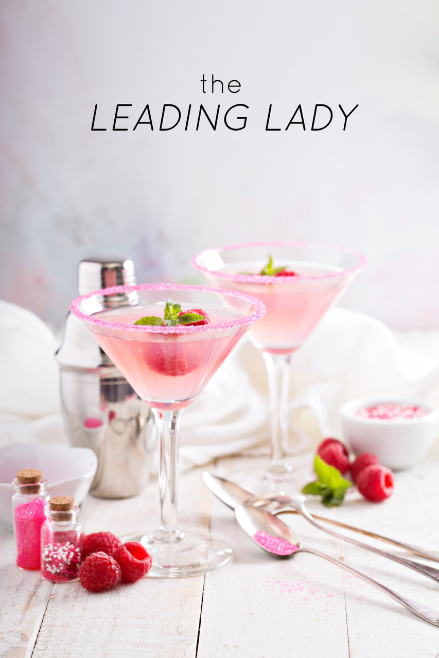 Top 5 Oscars-Inspired Cocktails: The Leading Lady (Raspberry Lemon Drop Martini)